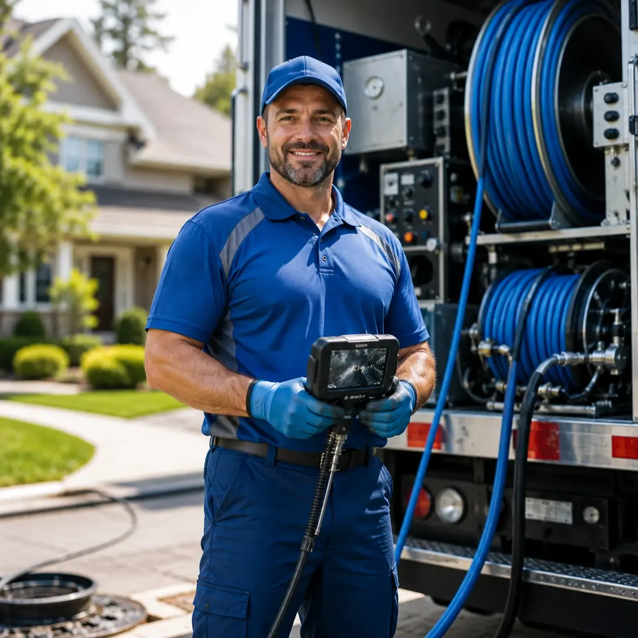 Local outdoor drain cleaning specialists in Bertram, TX